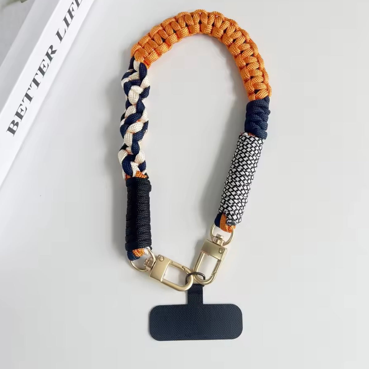 Elegant rope keyrings/phone lanyard - Little Bird Designs