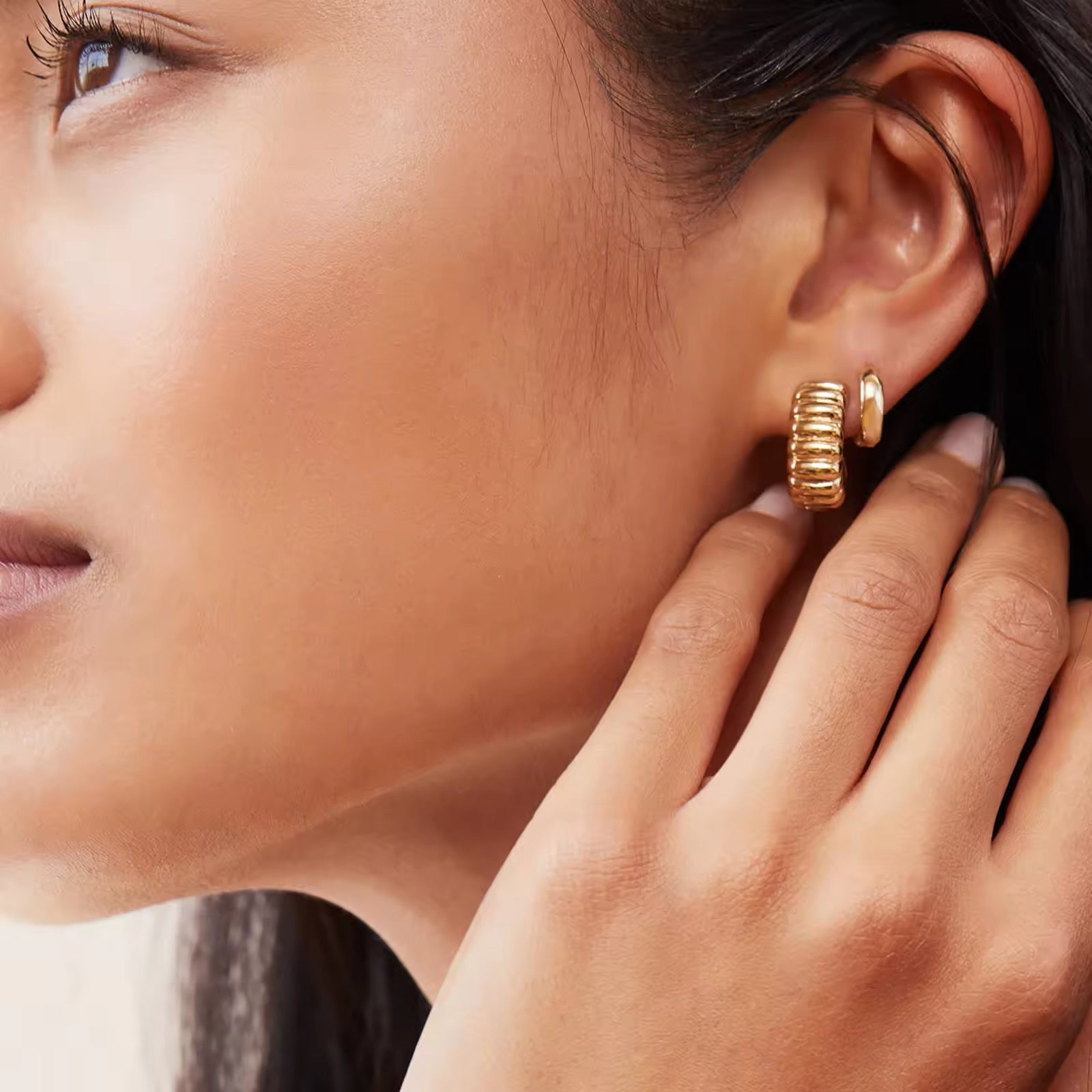 Lucia Hoop Earrings - Little Bird Designs