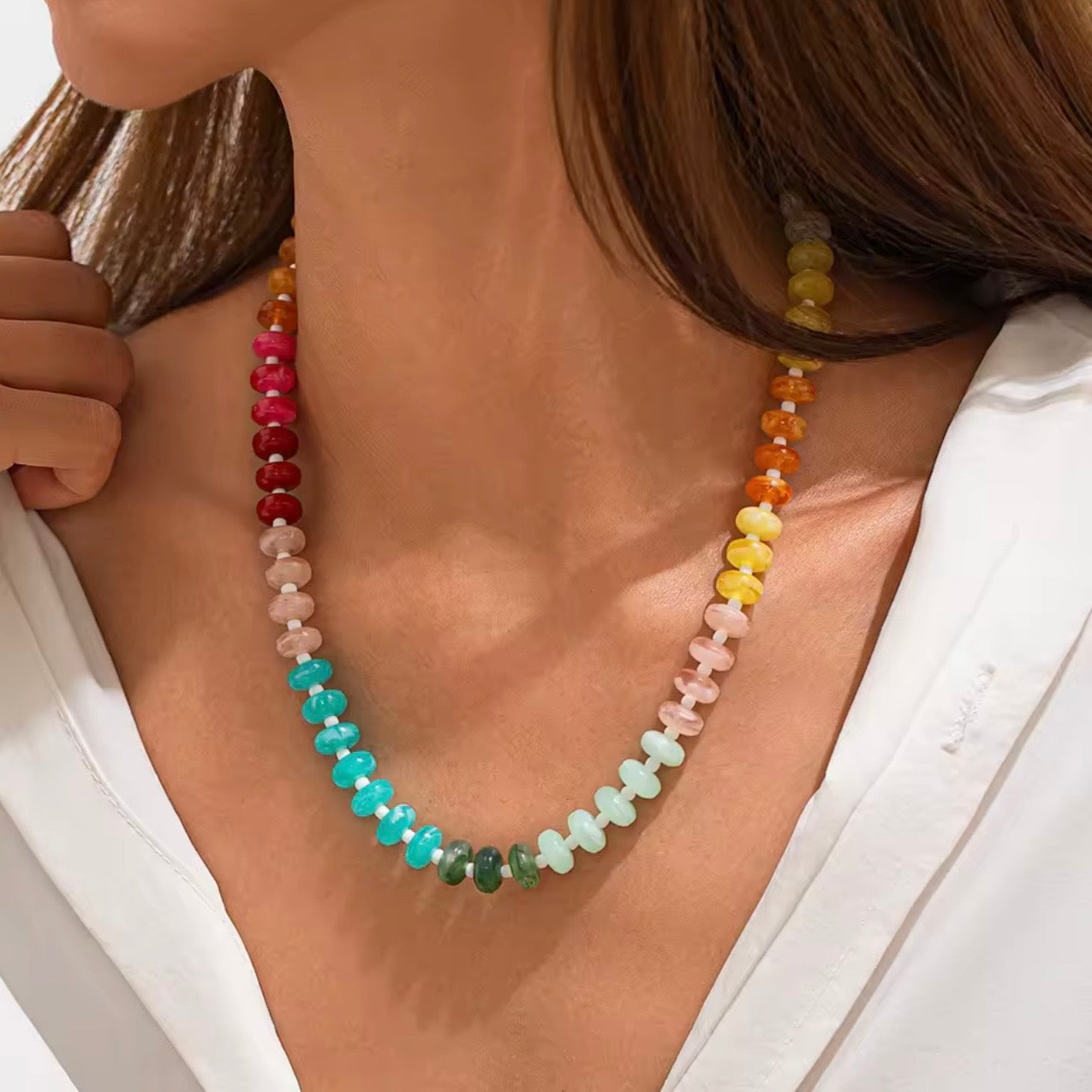 Hannah Beaded Necklace - Little Bird Designs