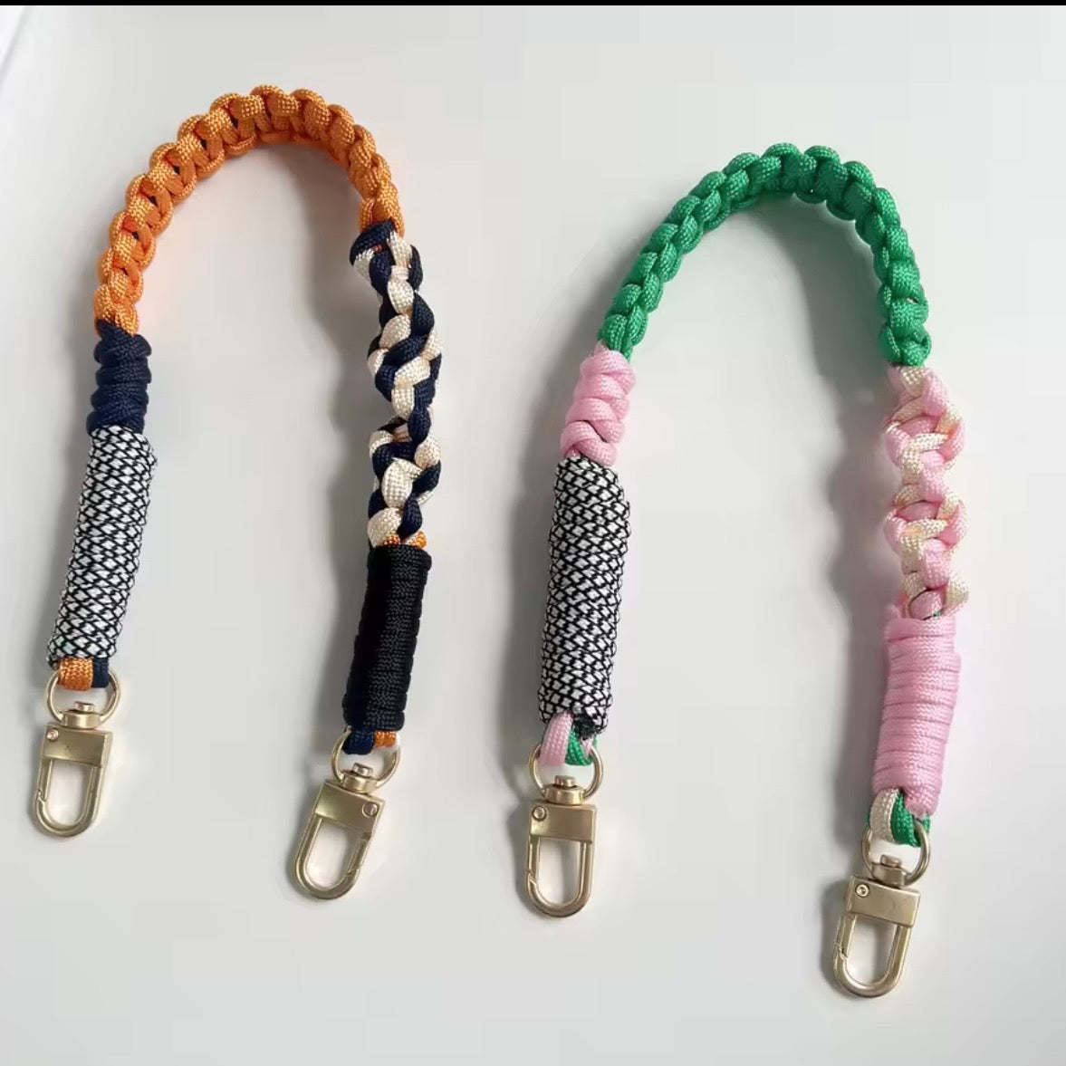 Elegant rope keyrings/phone lanyard - Little Bird Designs