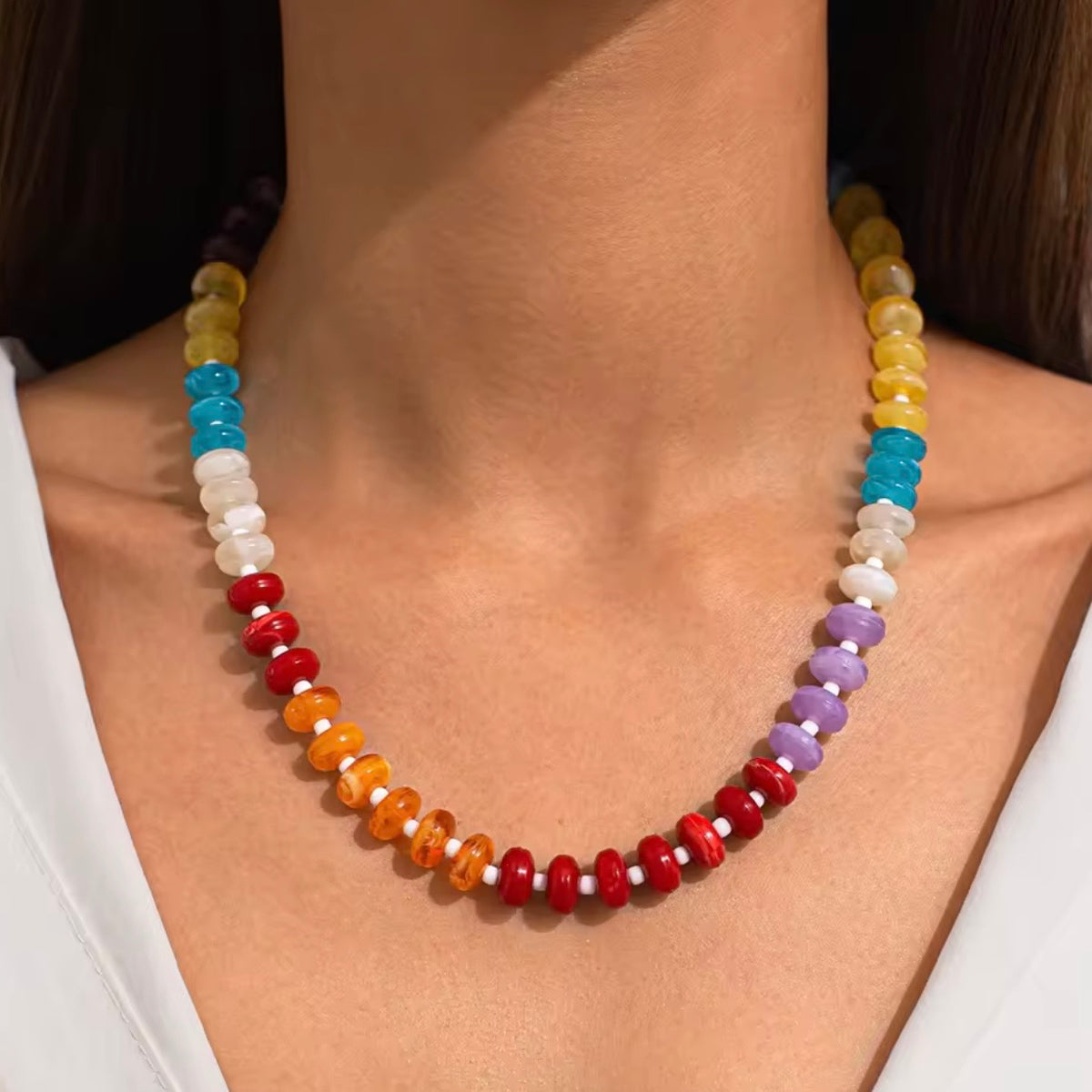 Hannah Beaded Necklace - Little Bird Designs