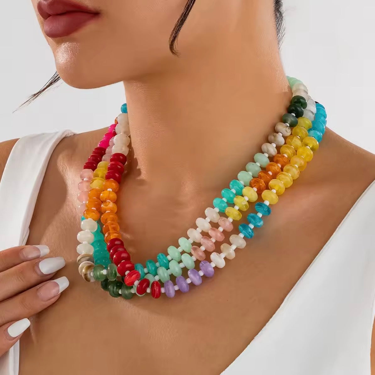 Hannah Beaded Necklace - Little Bird Designs