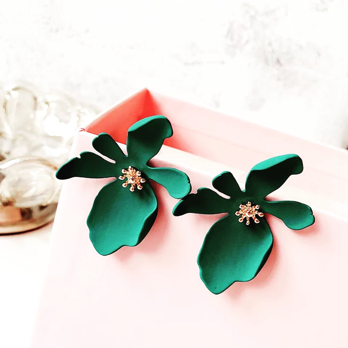 Alyssa Flower Earrings - Little Bird Designs