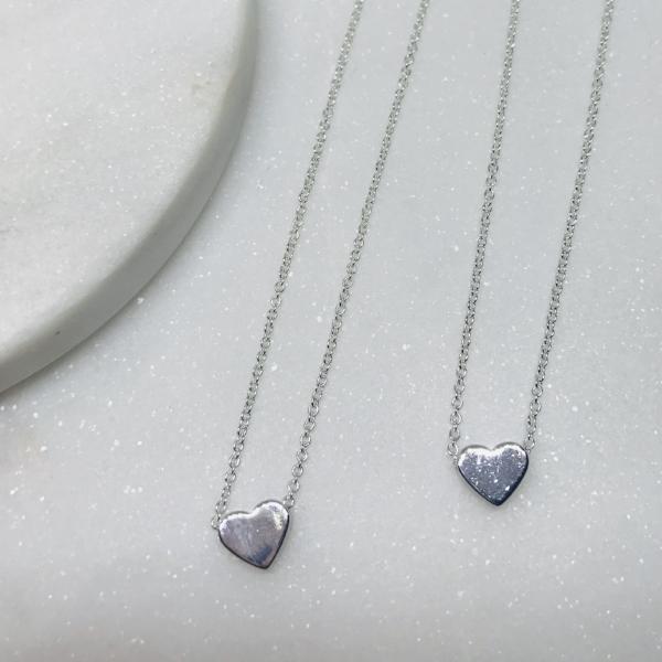 Mummy and Me Heart Necklaces - Little Bird Designs