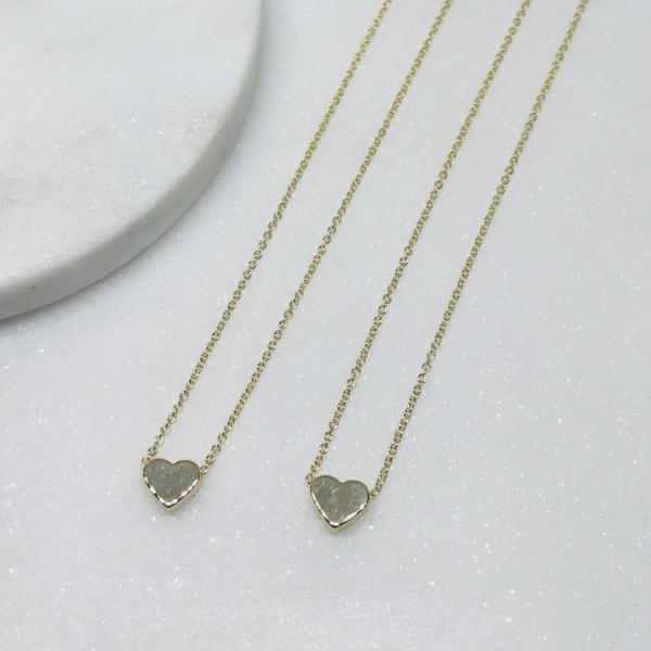 Mummy and Me Heart Necklaces - Little Bird Designs