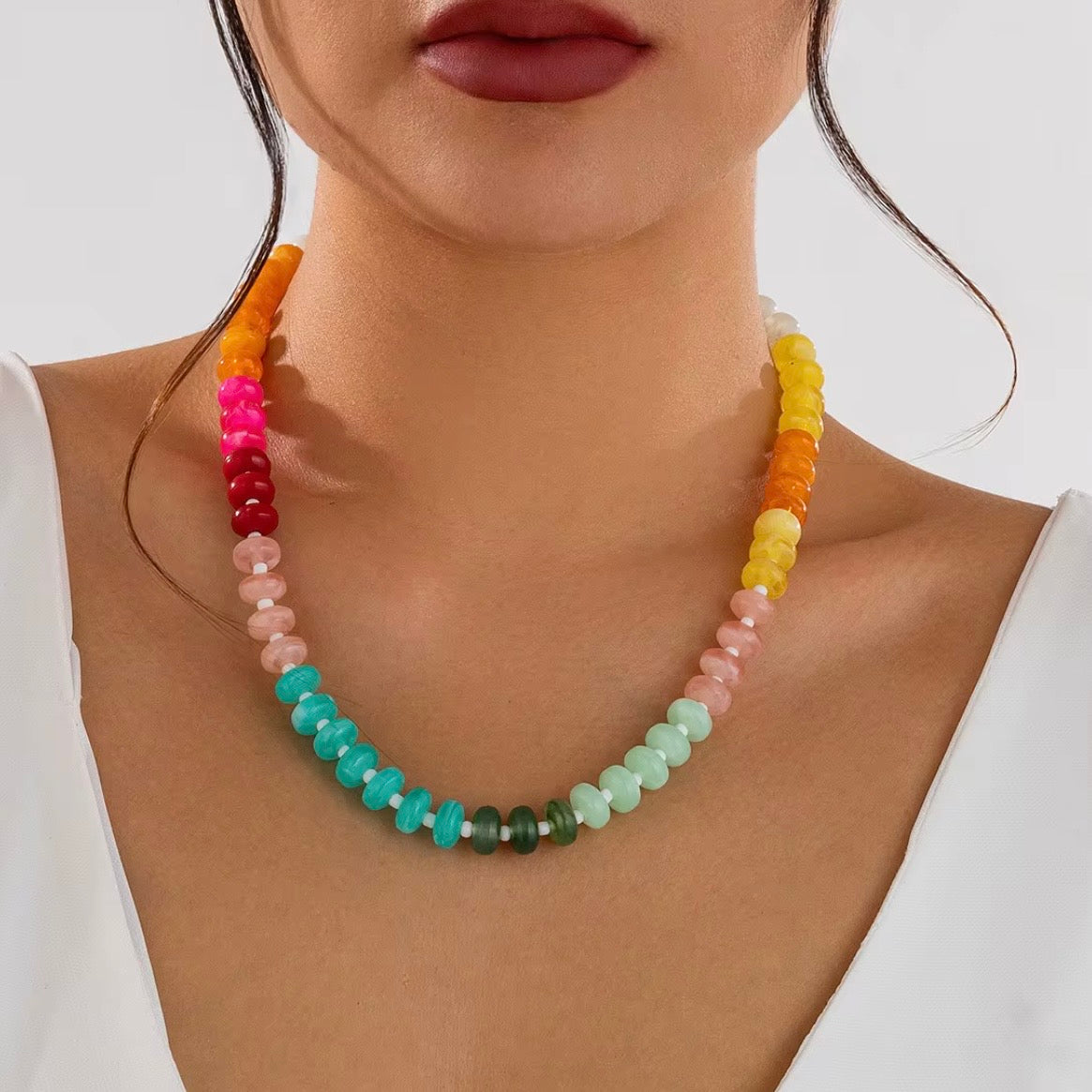 Hannah Beaded Necklace - Little Bird Designs