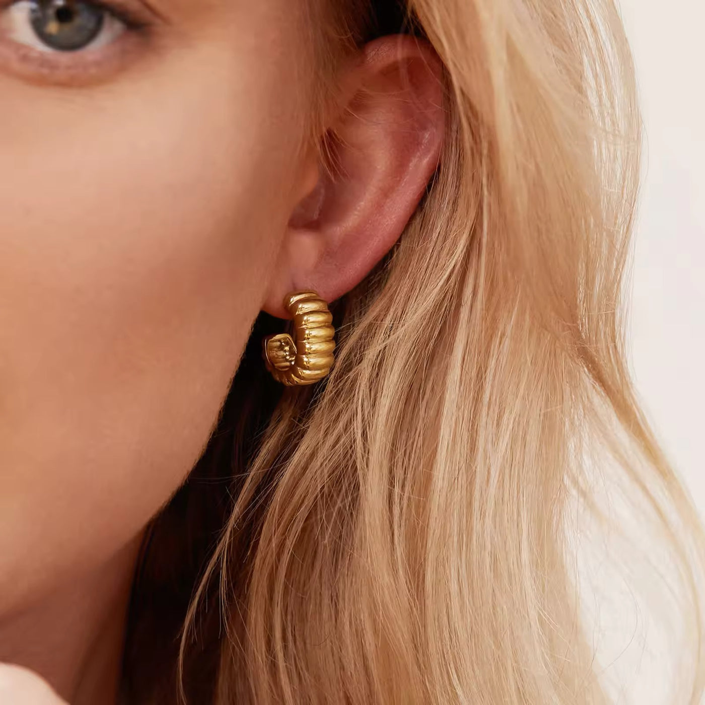 Lucia Hoop Earrings (preorder- arriving end November)