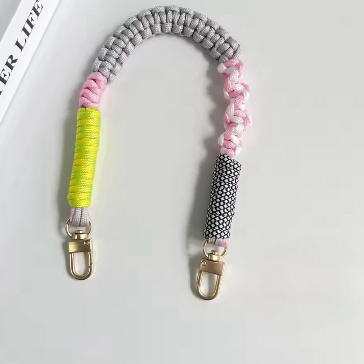 Elegant rope keyrings/phone lanyard - Little Bird Designs