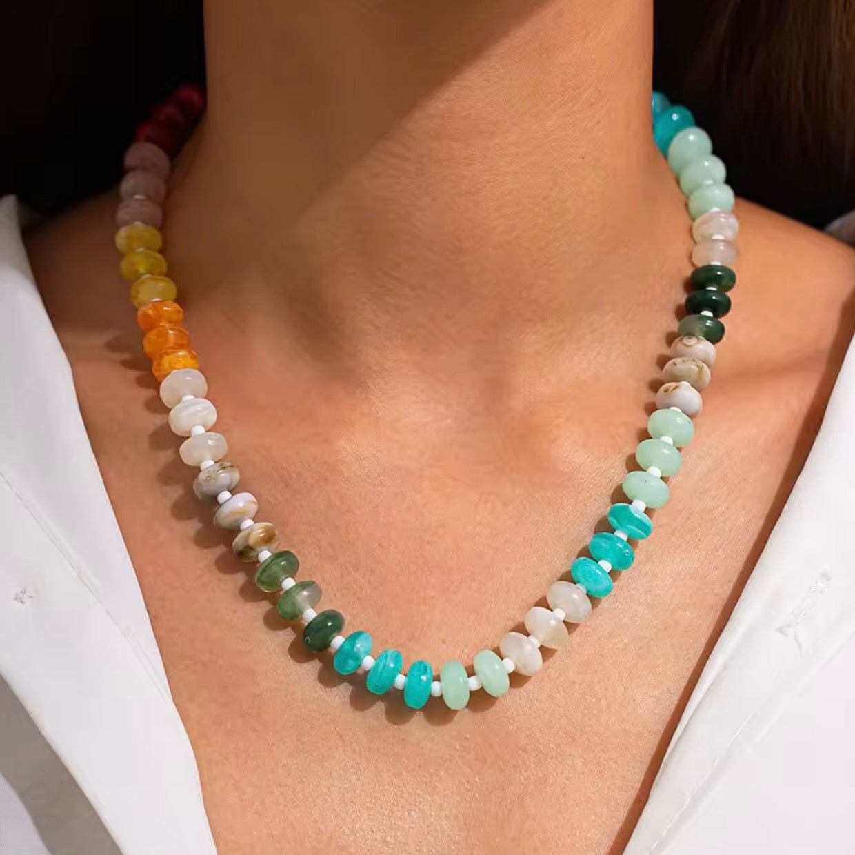 Hannah Beaded Necklace - Little Bird Designs