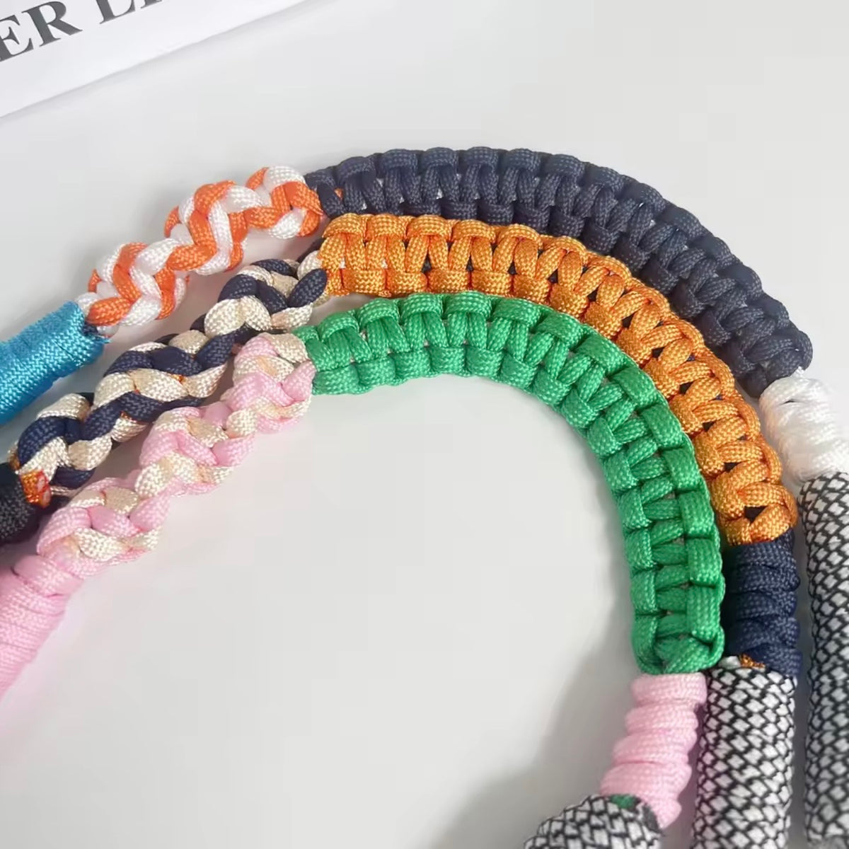 Elegant rope keyrings/phone lanyard - Little Bird Designs