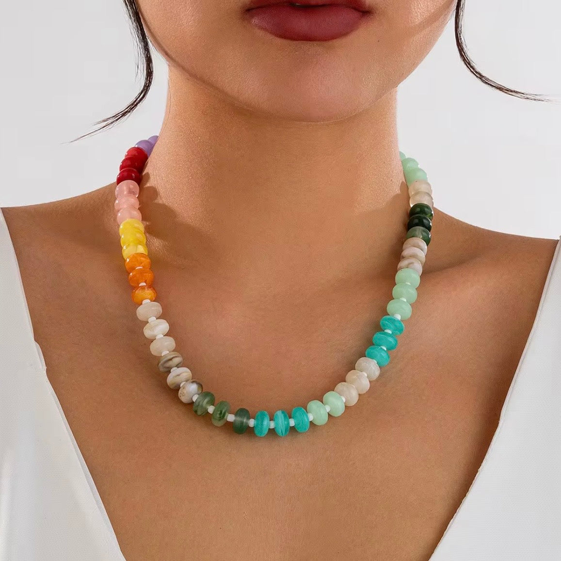 Hannah Beaded Necklace - Little Bird Designs