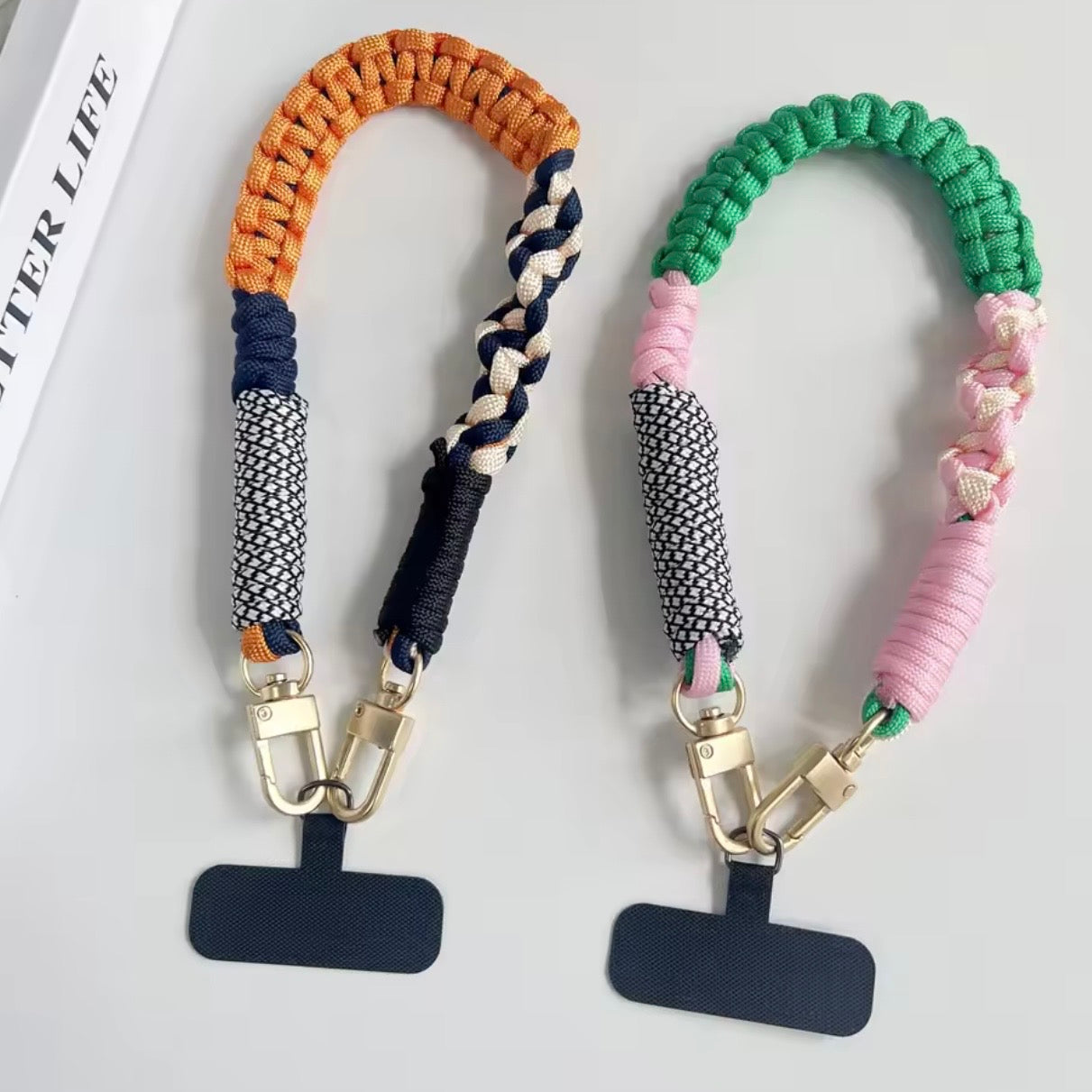 Elegant rope keyrings/phone lanyard - Little Bird Designs