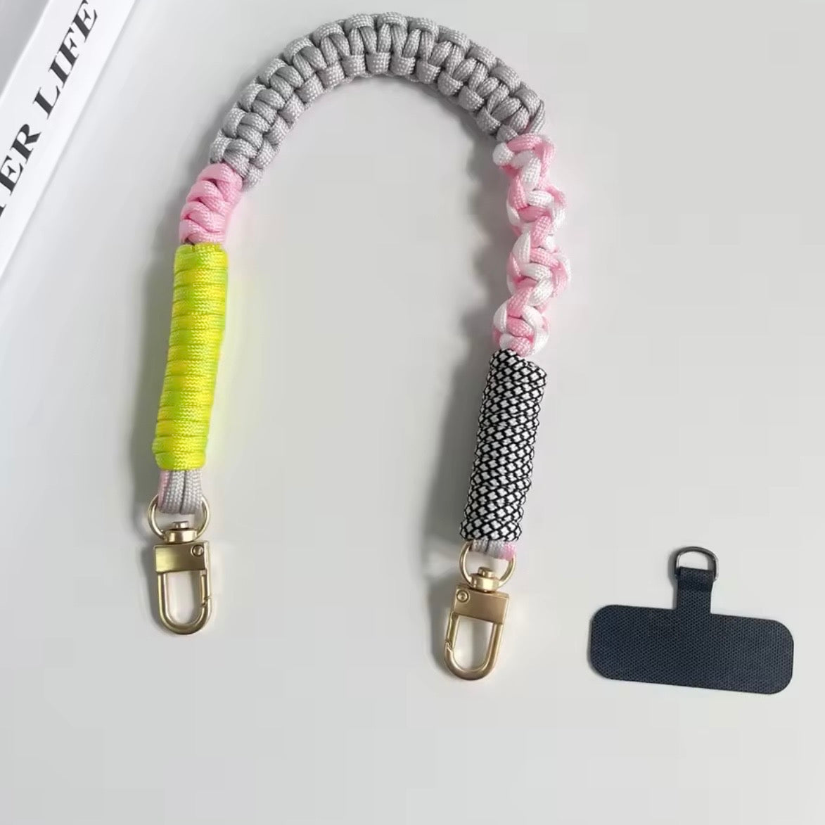 Elegant rope keyrings/phone lanyard - Little Bird Designs