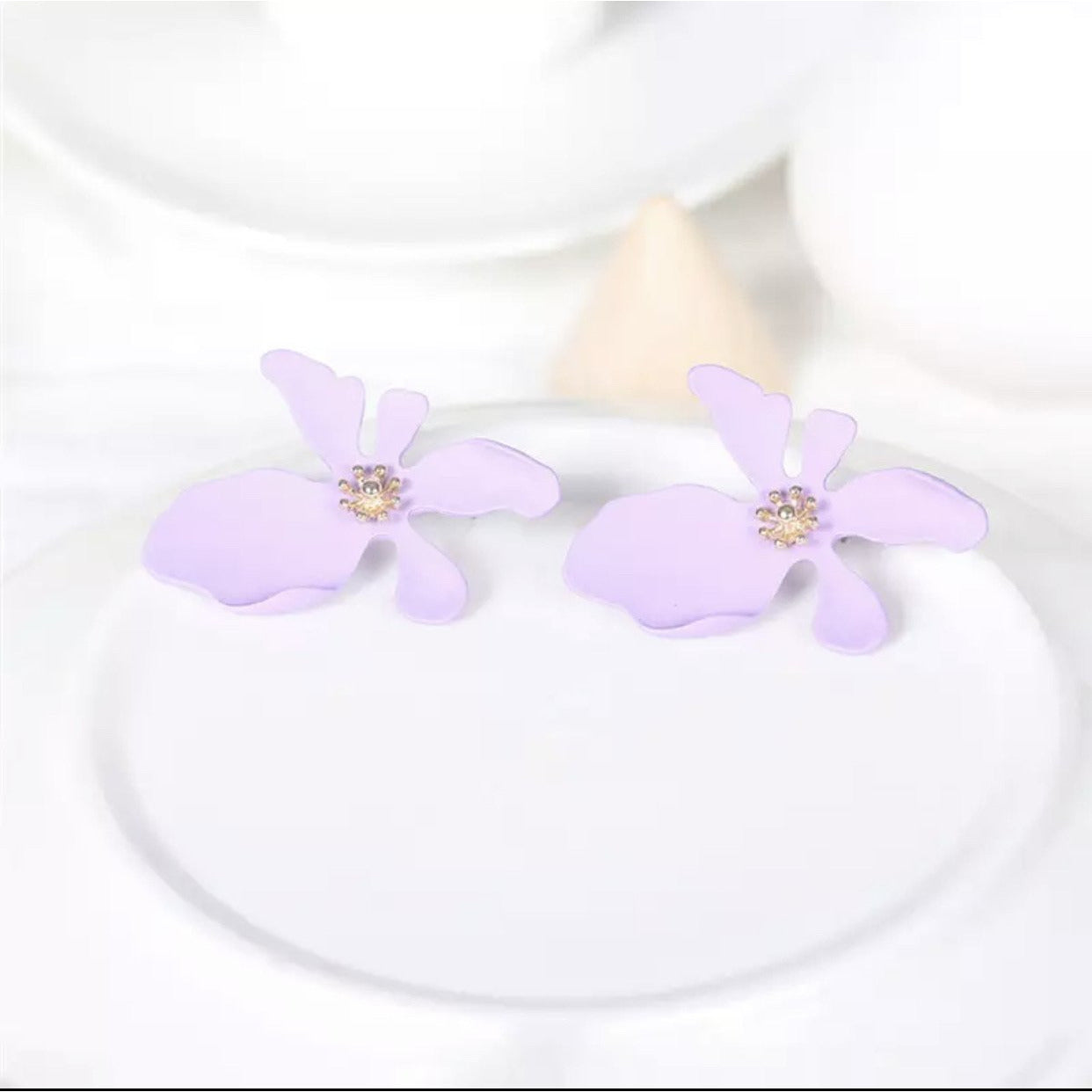 Alyssa Flower Earrings - Little Bird Designs