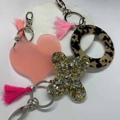 Kiss Keyring - Little Bird Designs