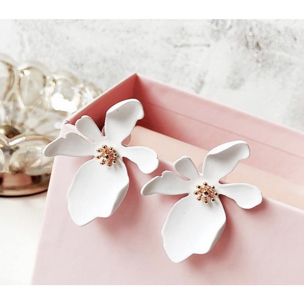 Alyssa Flower Earrings - Little Bird Designs